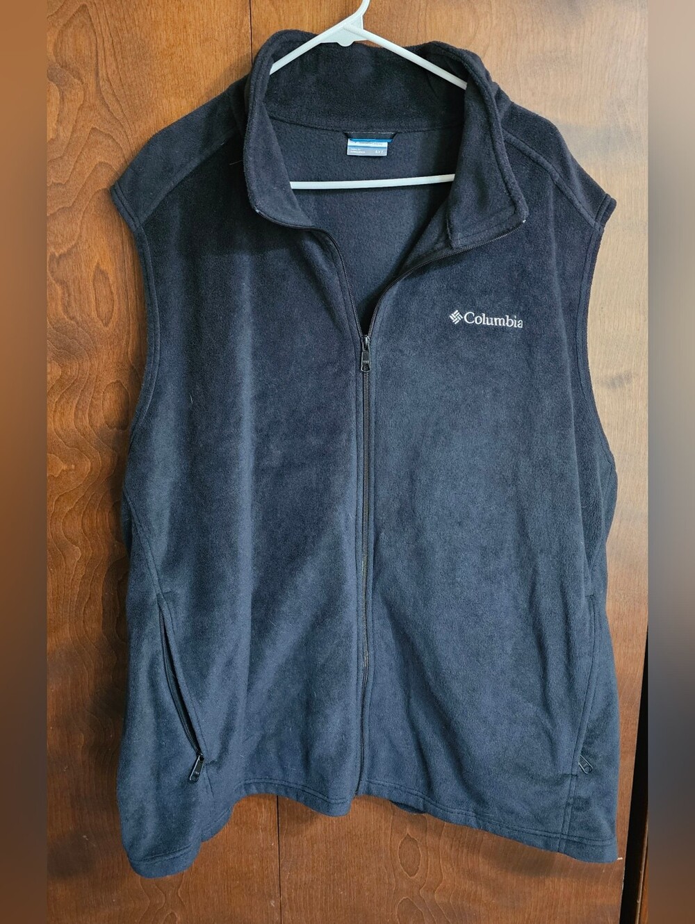 Columbia Men's 4xl Fleece Vest, Zip Up
